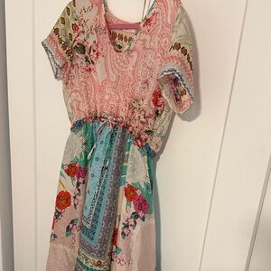 Johnny Was Floral Multicolor Dress